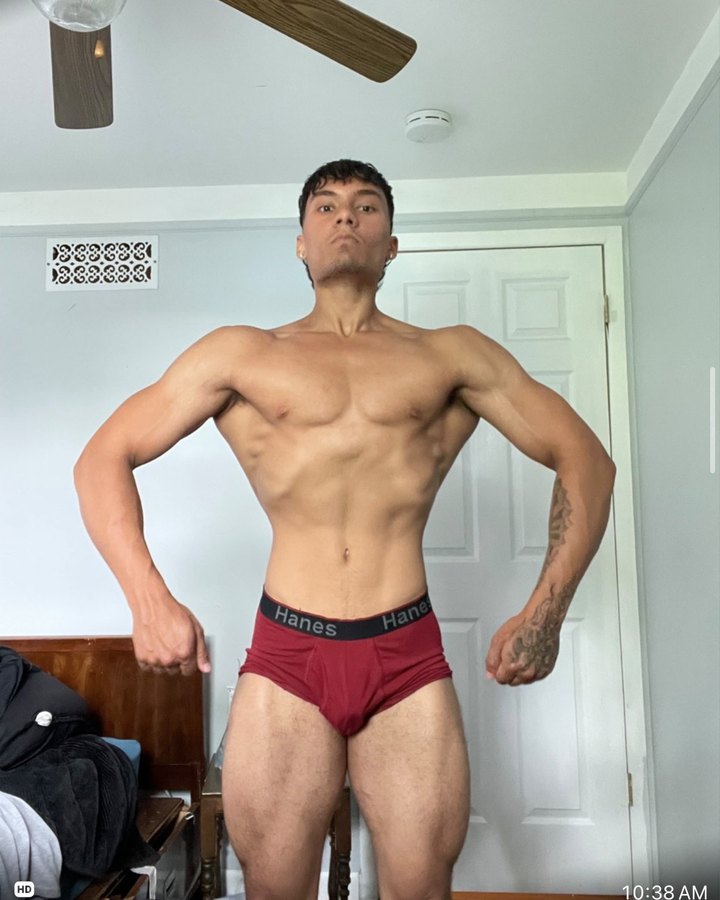 Real client physique before coaching